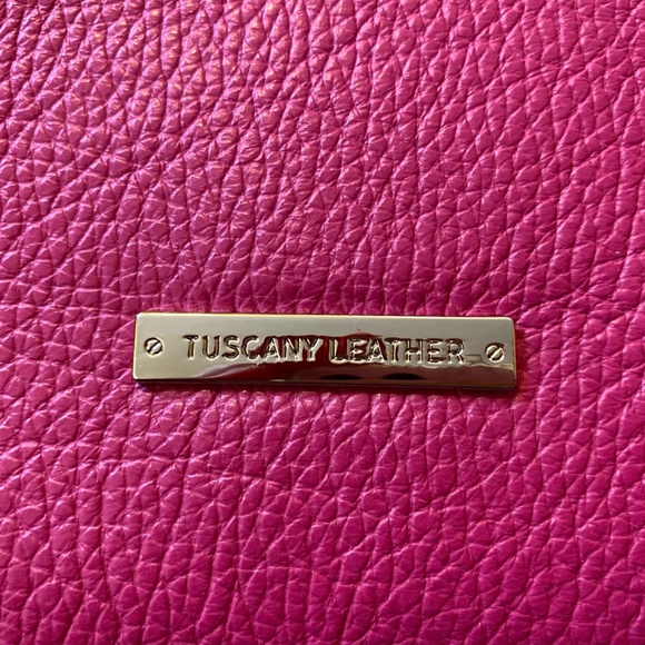 NWT beautiful hot pink mini leather backpack - made in Italy by Tuscany Leather - Picture 8 of 8